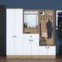 Hanah Home Recibidor P6 - M3 - 2490 Blanco y Nogal